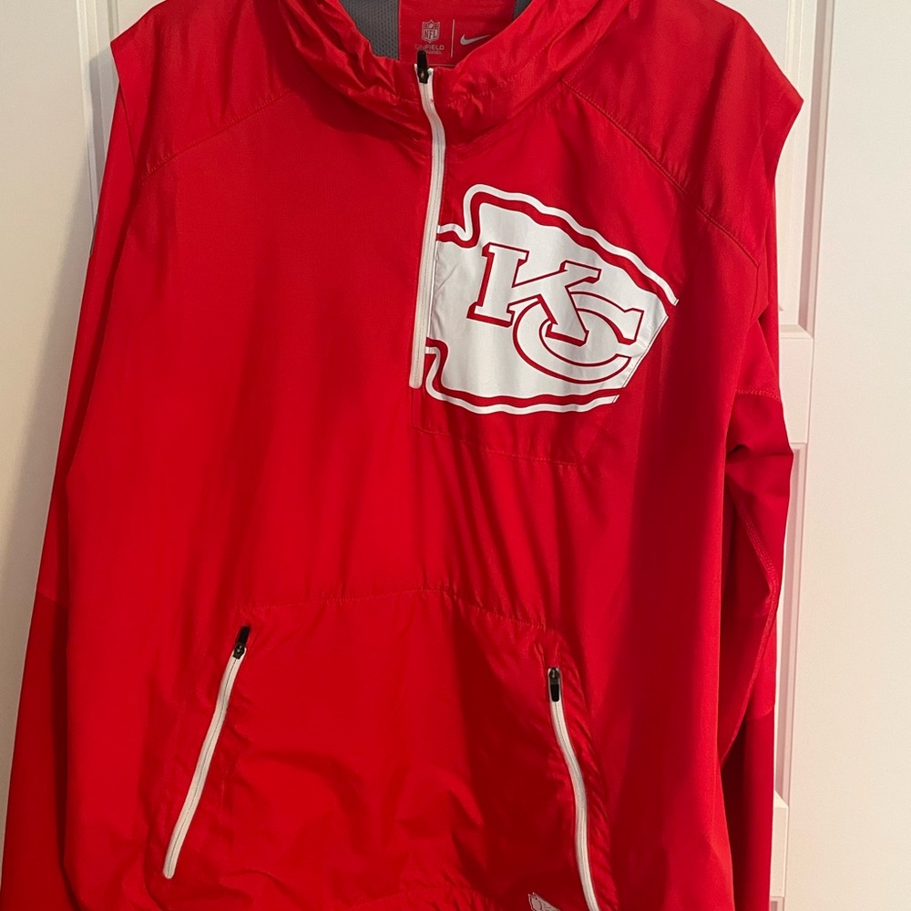 Men’s Kansas City Chiefs Nike Alpha Fly Color Rush Pullover Player Hoodie